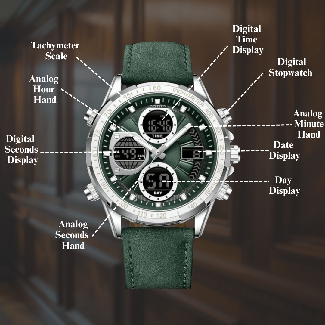 Tactical Military Hybrid Watch