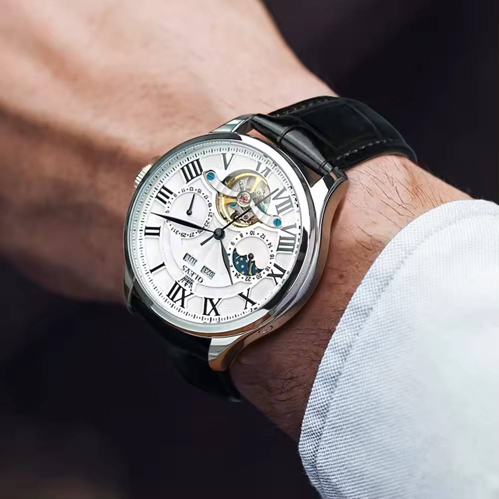 Men’s Moon Phase Mechanical Watch