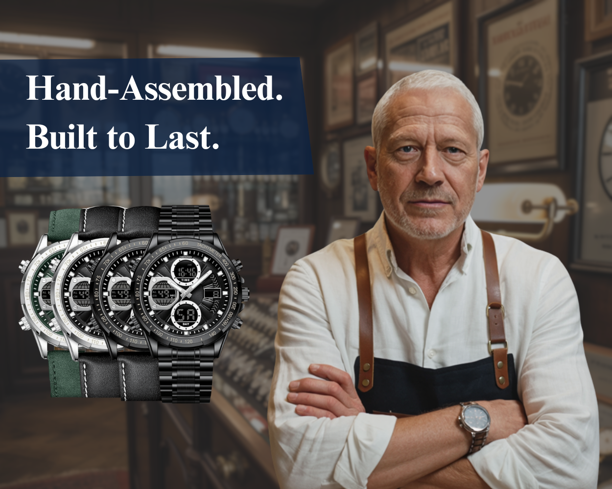 Tactical Military Hybrid Watch