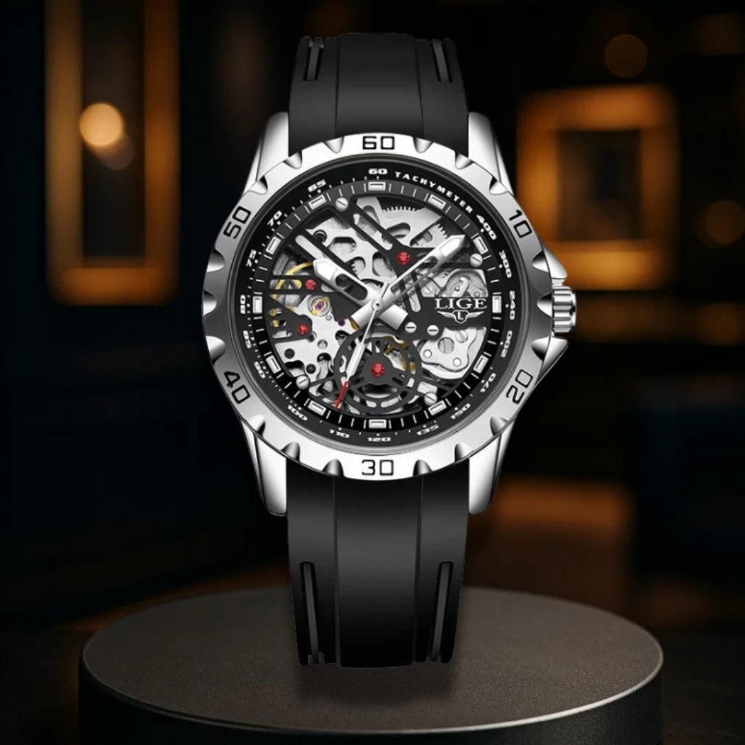 Men’s Luxury Skeleton Mechanical Watch