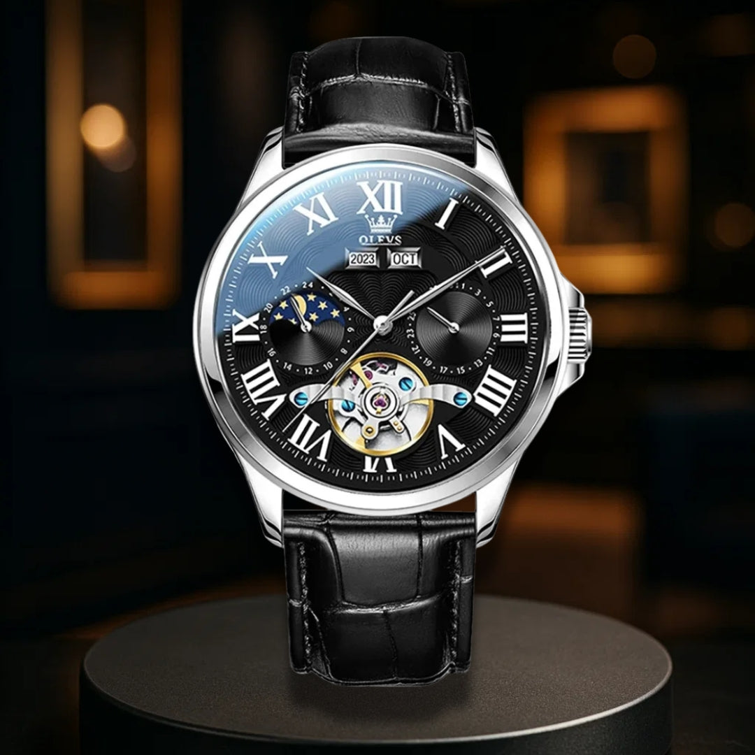 Men’s Moon Phase Mechanical Watch