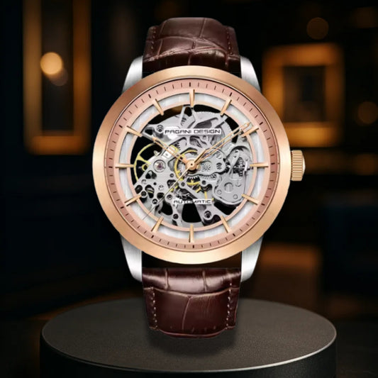 Classic Mechanical Skeleton Watch