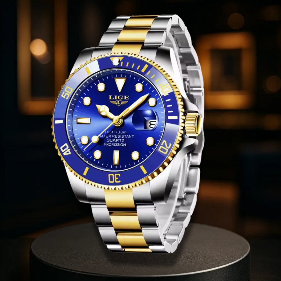 Luxury Diver Men’s Quartz Watch