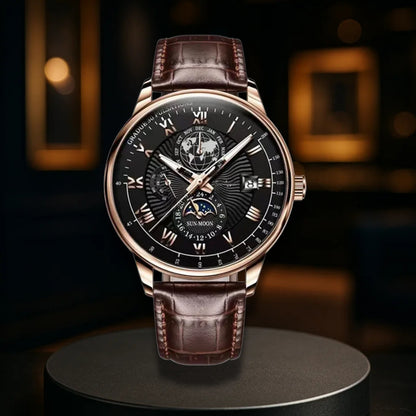 Modern Luxury Slim Quartz Timepiece Watch