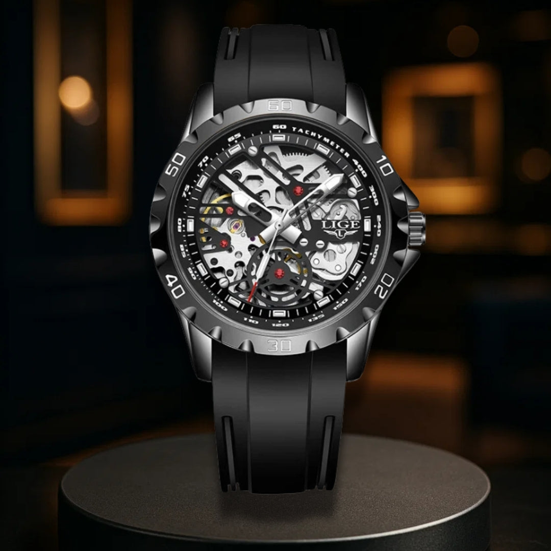 Men’s Luxury Skeleton Mechanical Watch