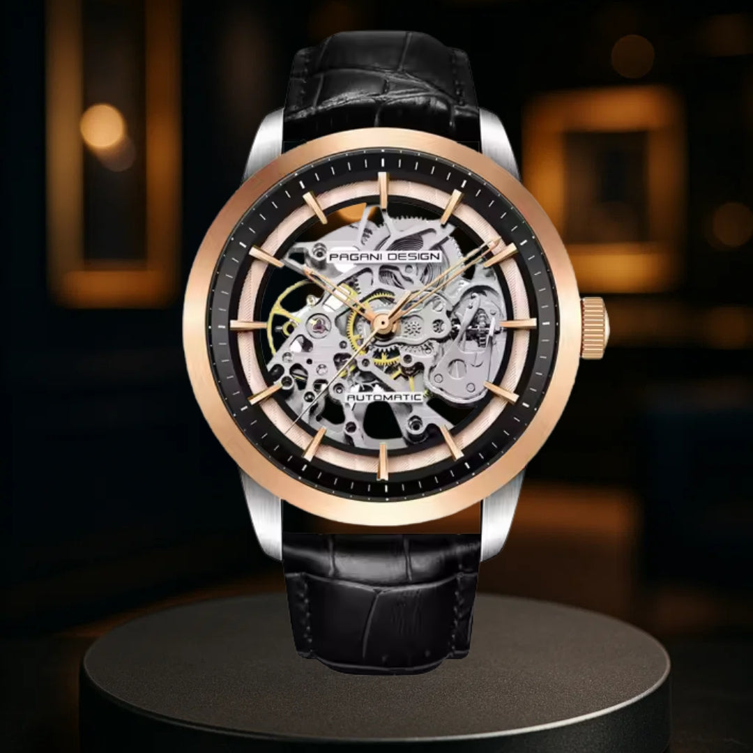 Classic Mechanical Skeleton Watch