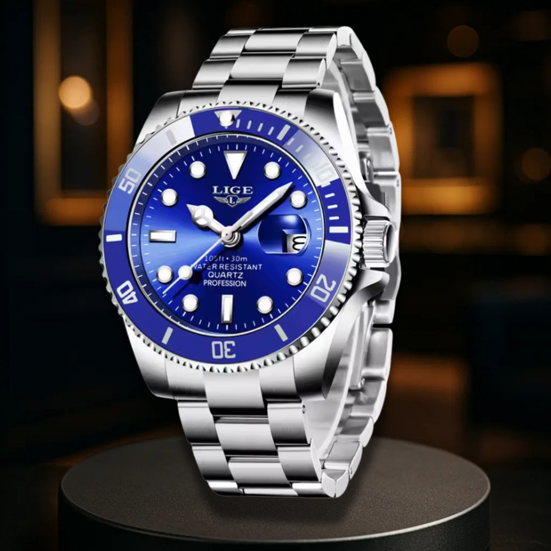 Luxury Diver Men’s Quartz Watch