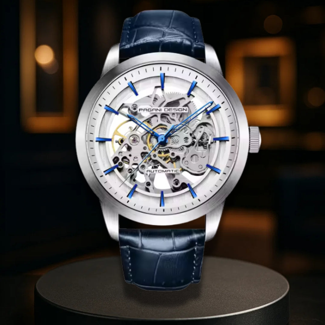Classic Mechanical Skeleton Watch