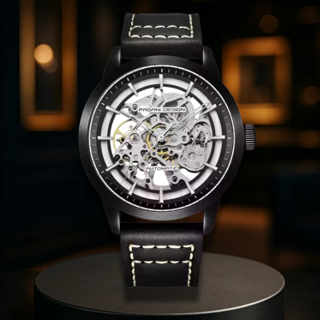 Classic Mechanical Skeleton Watch