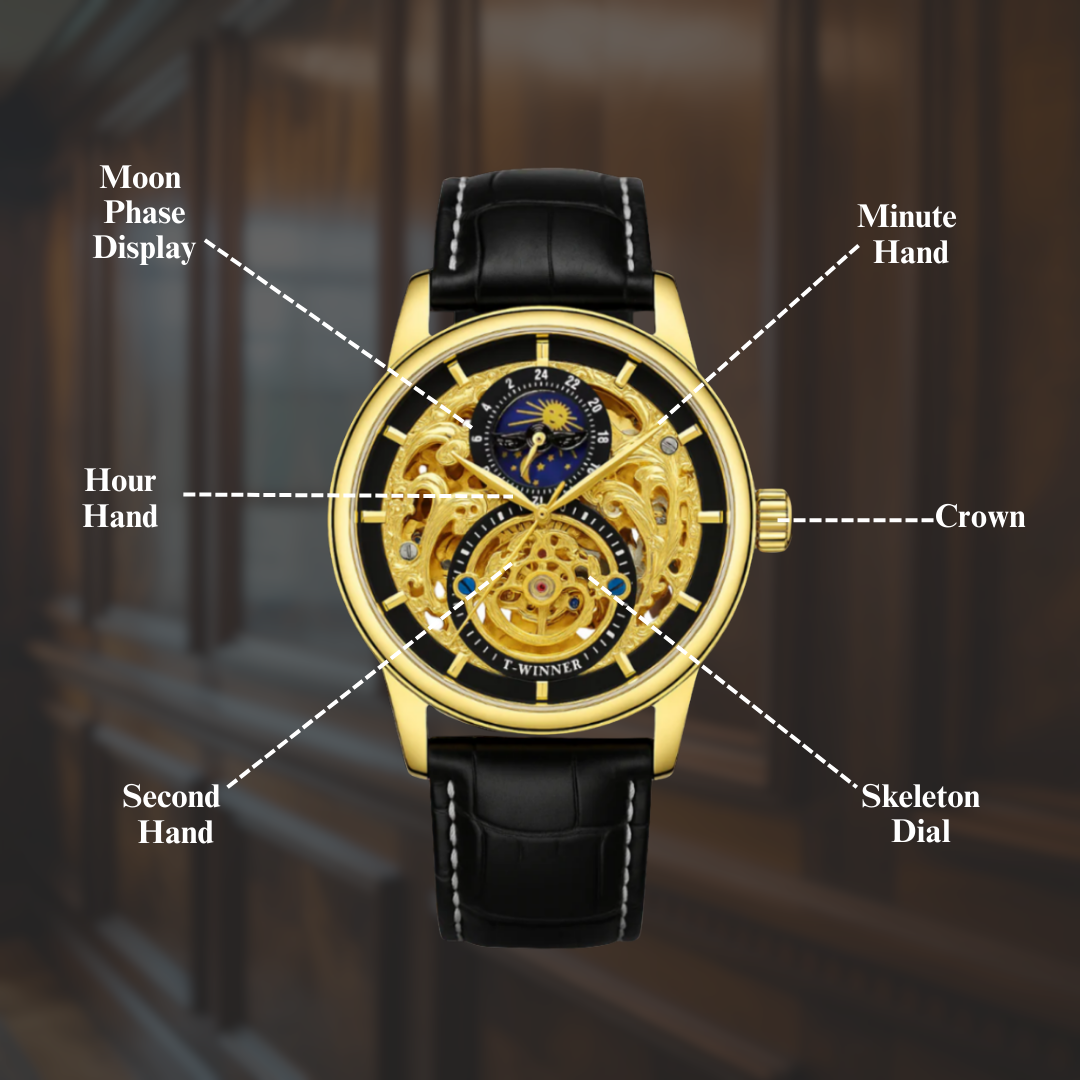 Luxury Mechanical Skeleton Watch