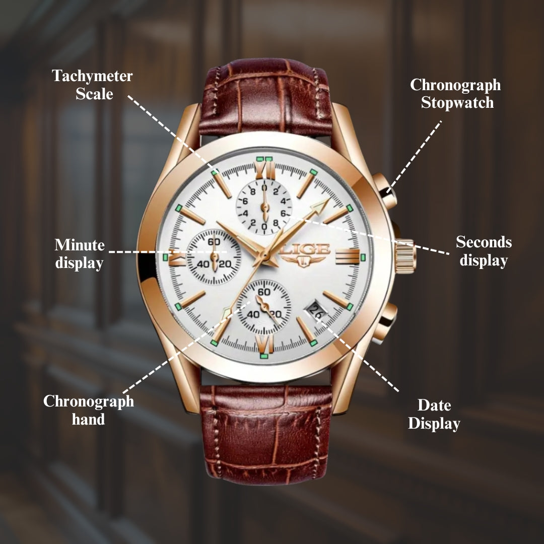 Luxurious Military Quartz Watch