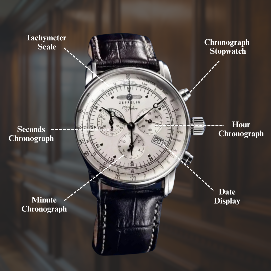 Multifunction Quartz Chronograph Watch