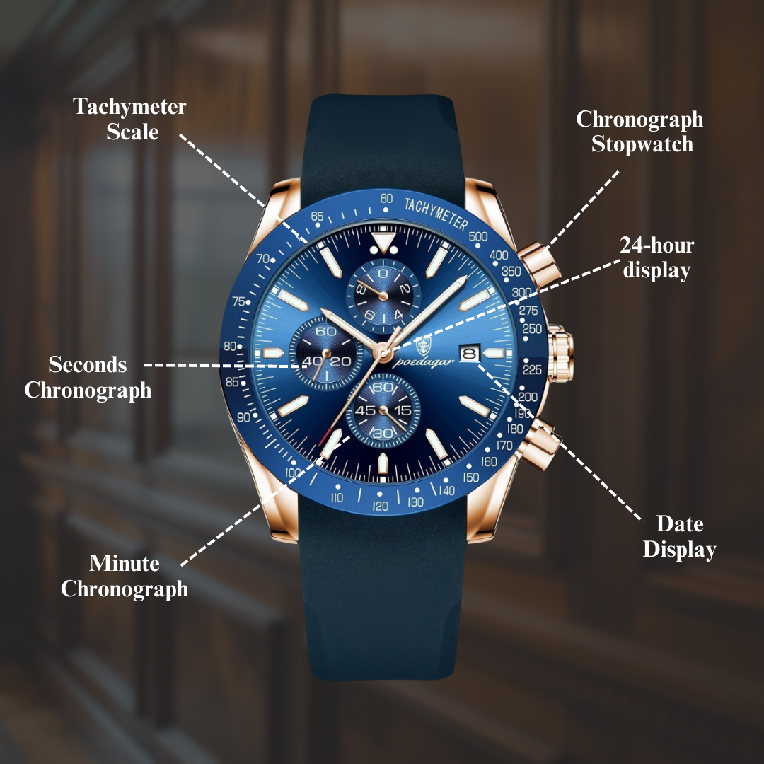 Luxury Luminious Chronograph Watch