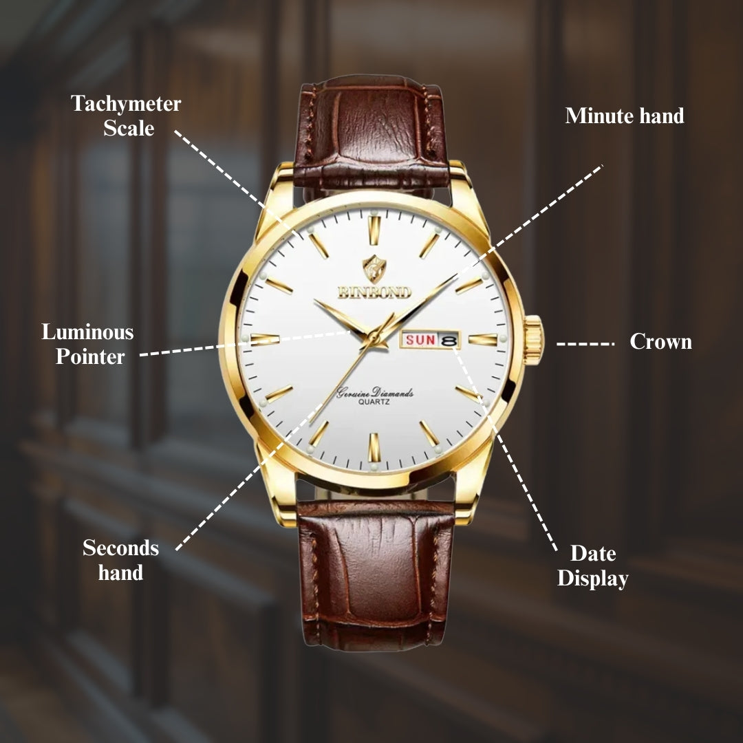 Durable Men’s Watch with Night Visibility