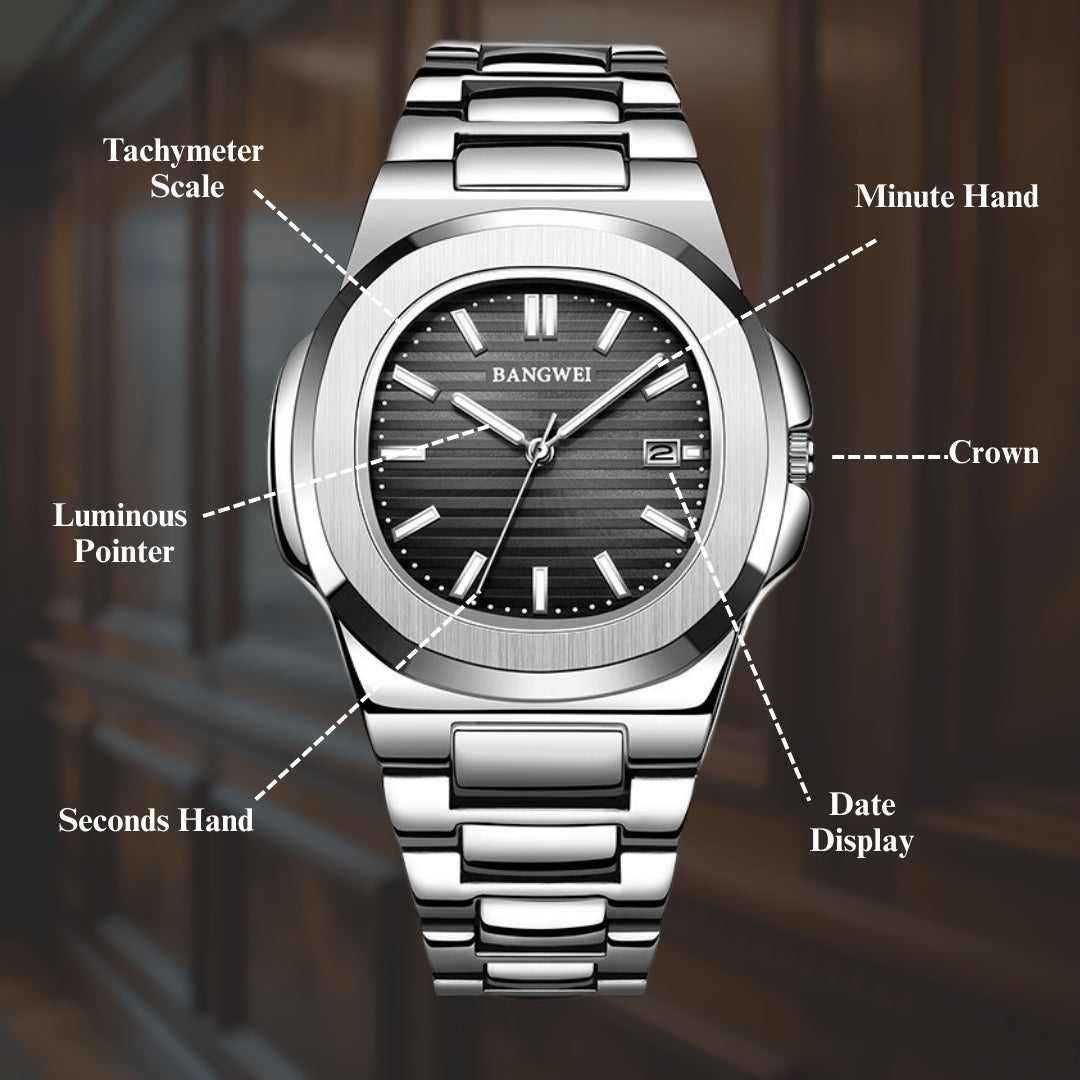 Luxury Men’s Business Quartz Watch
