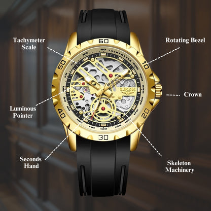 Men’s Luxury Skeleton Mechanical Watch