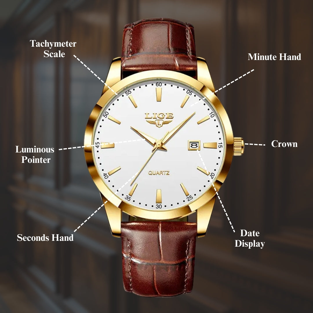 Elegant Men’s Quartz Watch