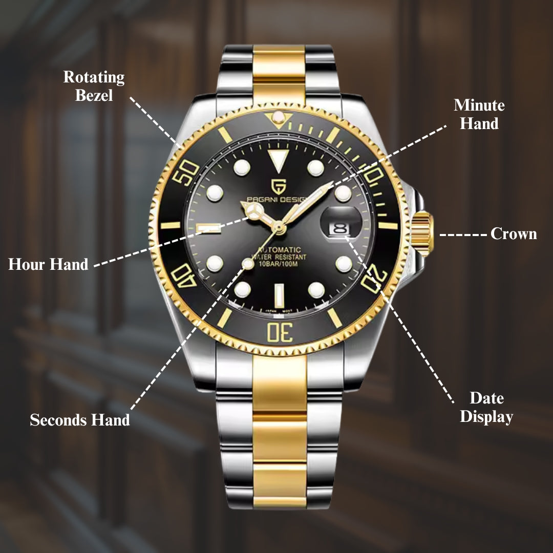 Men’s Automatic Mechanical Luxury Watch