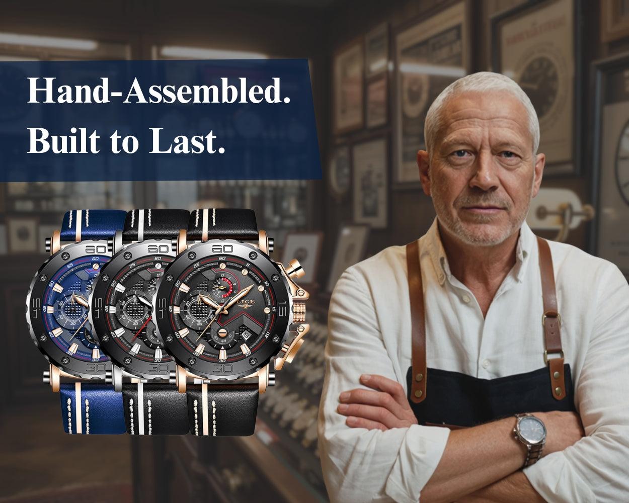 Luxury Military Steel Quartz Watch