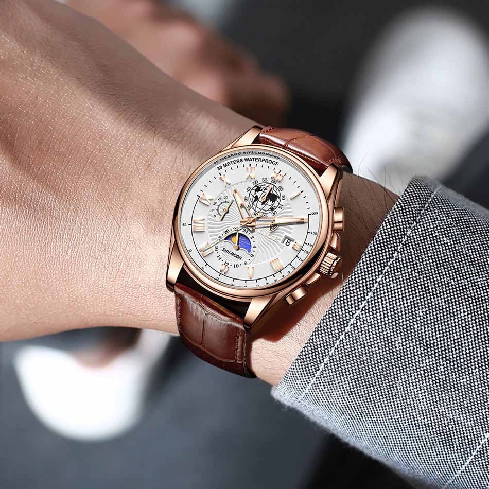 Modern Luxury Slim Quartz Timepiece Watch