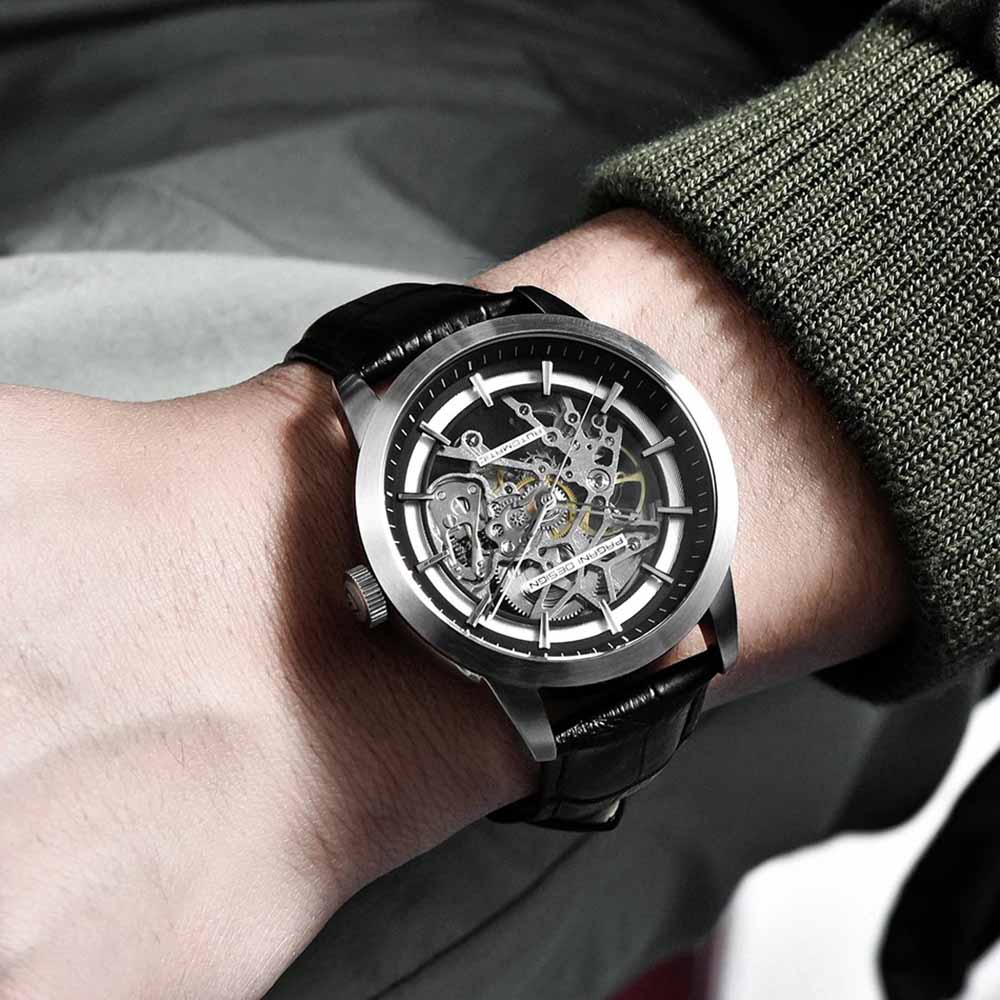 Classic Mechanical Skeleton Watch
