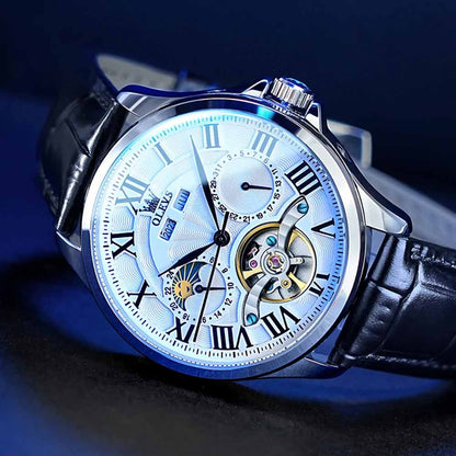 Men’s Moon Phase Mechanical Watch