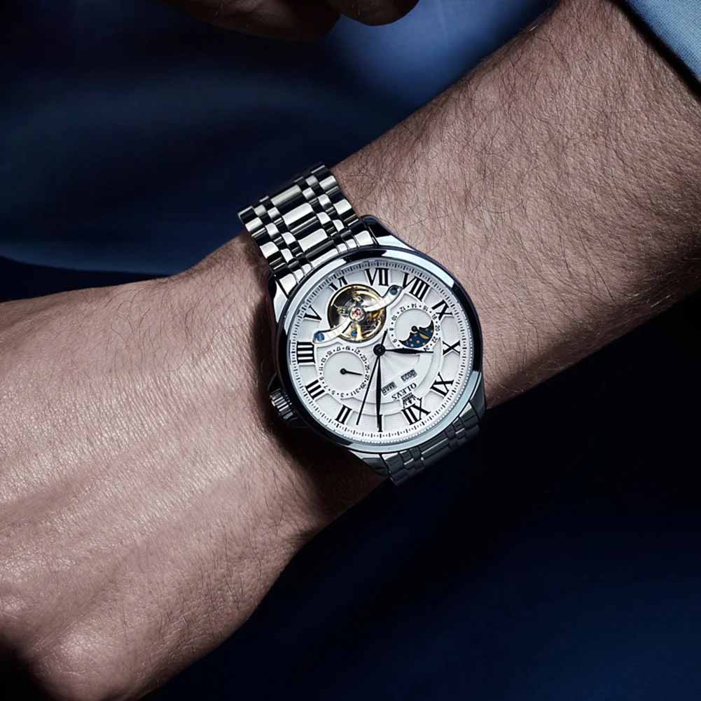 Men’s Moon Phase Mechanical Watch