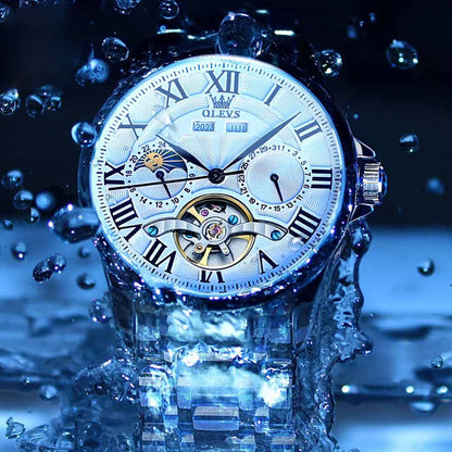 Men’s Moon Phase Mechanical Watch