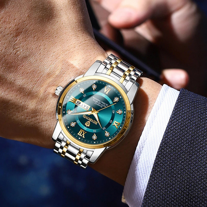 Elegant Stainless Steel Quartz Watch