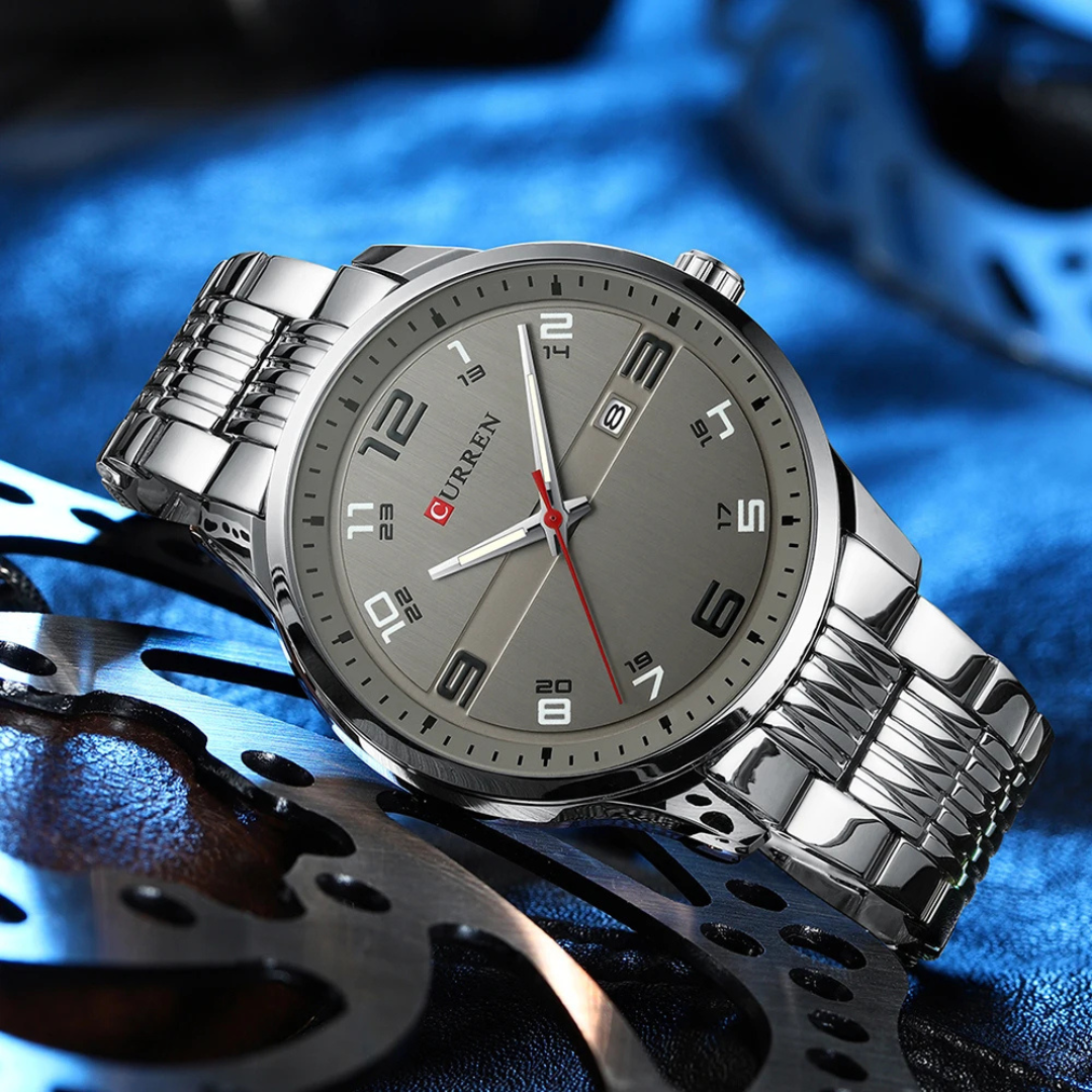 Luxury Stainless Steel Quartz Watch