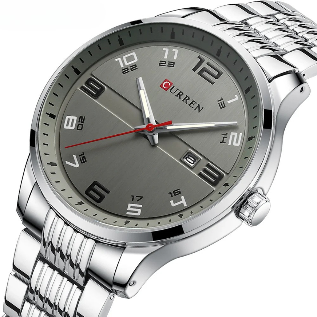 Luxury Stainless Steel Quartz Watch