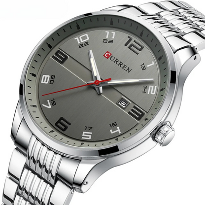 Luxury Stainless Steel Quartz Watch