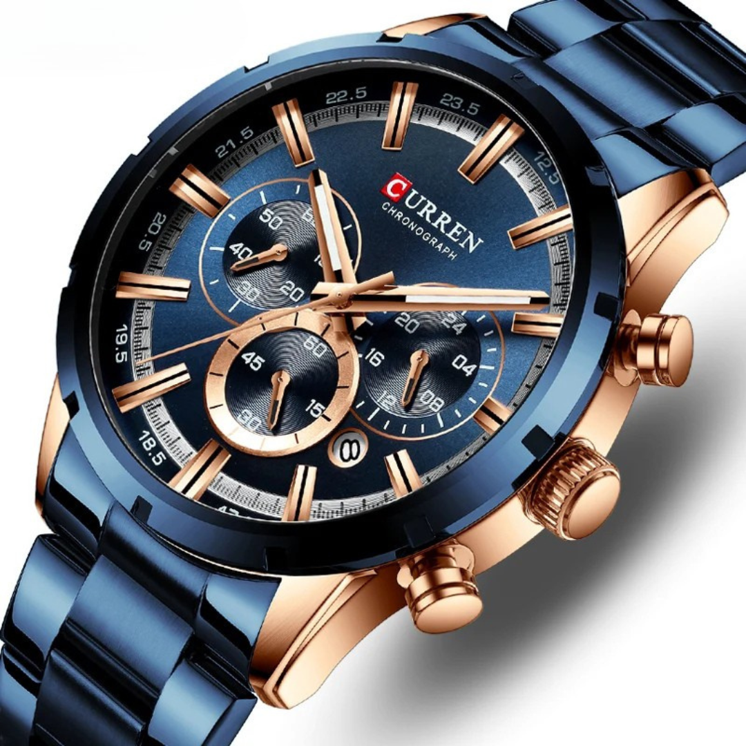 Stylish Quartz Chronograph Watch