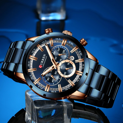 Stylish Quartz Chronograph Watch