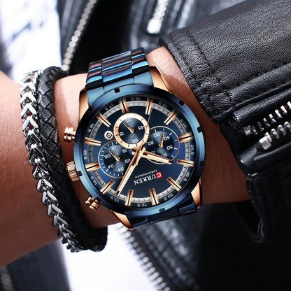 Stylish Quartz Chronograph Watch