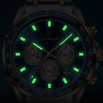 Sleek Sports Dial Statement Chrono Watch