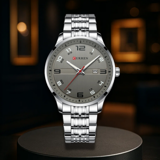 Luxury Stainless Steel Quartz Watch