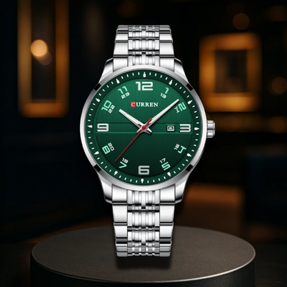 Luxury Stainless Steel Quartz Watch