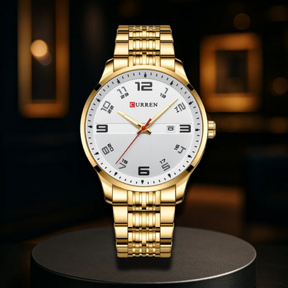 Luxury Stainless Steel Quartz Watch
