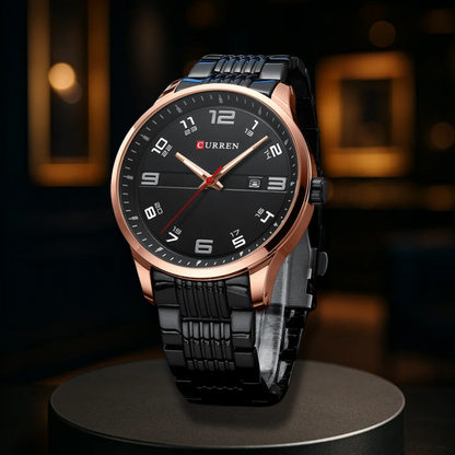 Luxury Stainless Steel Quartz Watch