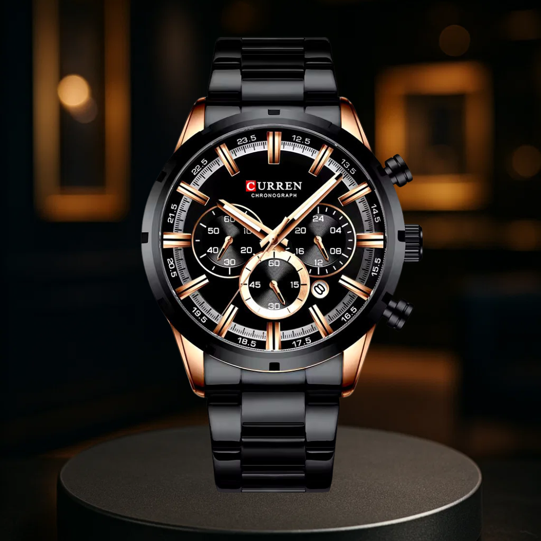 Stylish Quartz Chronograph Watch