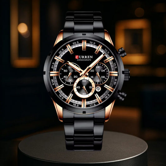 Stylish Quartz Chronograph Watch