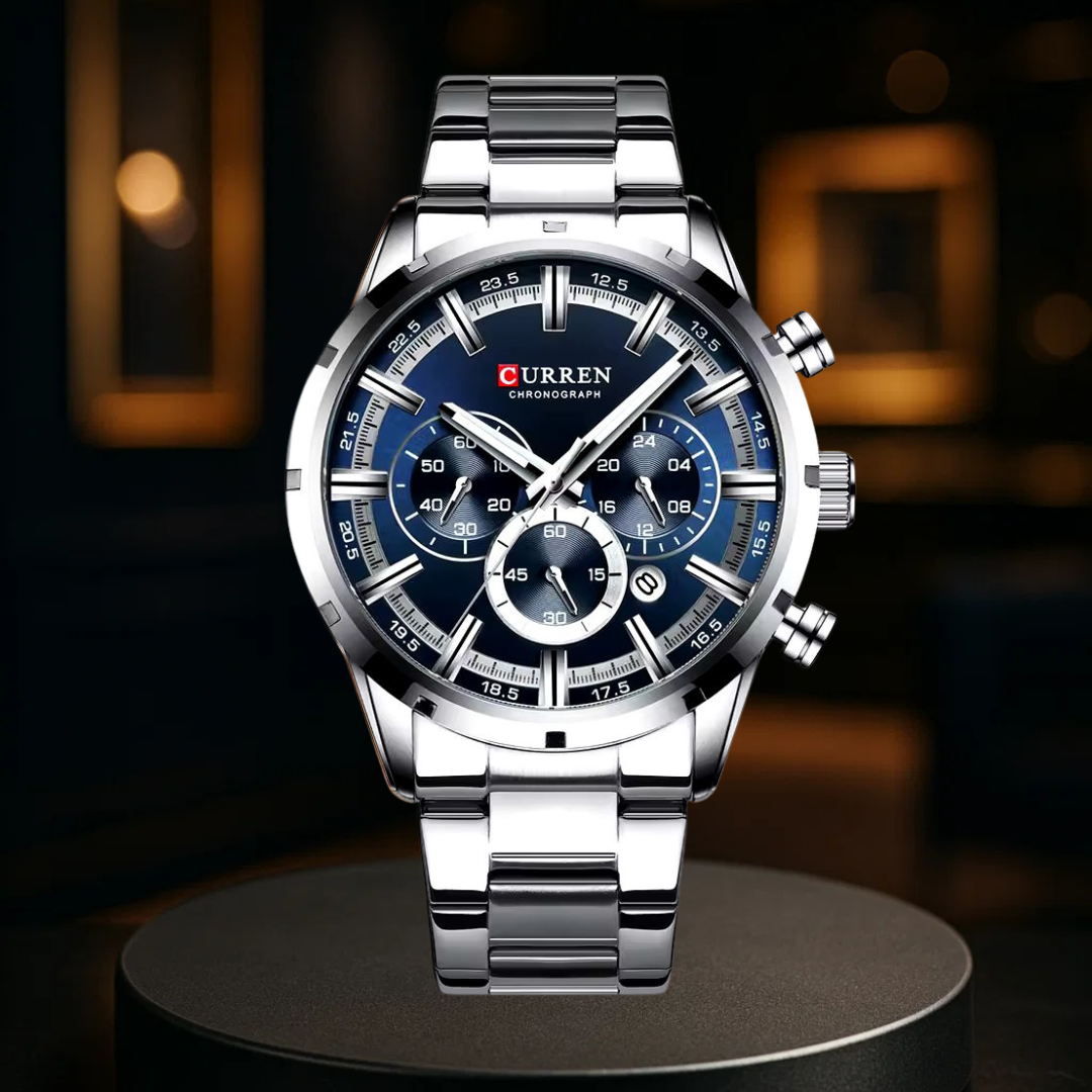 Stylish Quartz Chronograph Watch