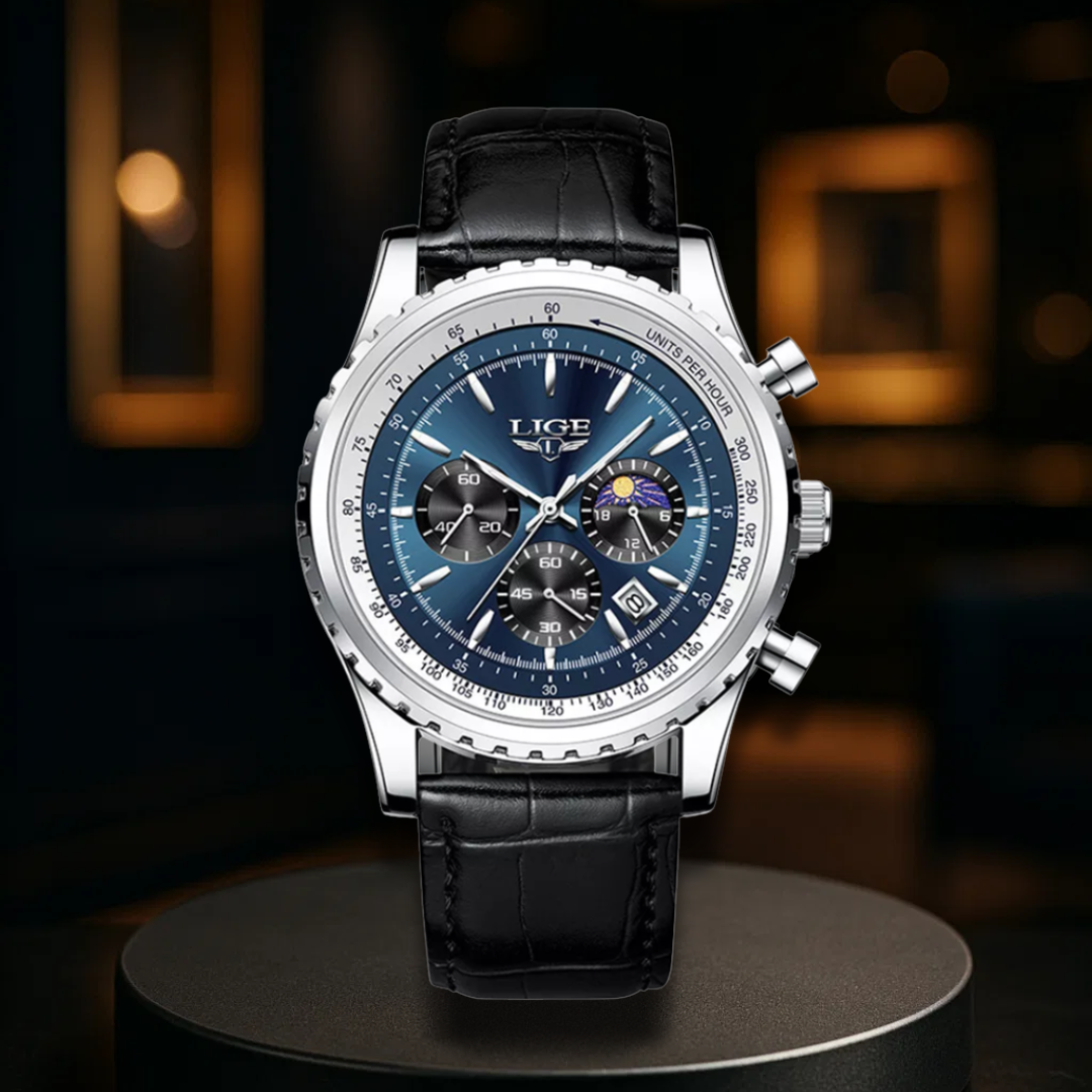 Classic Chronograph Moonphase Watch
