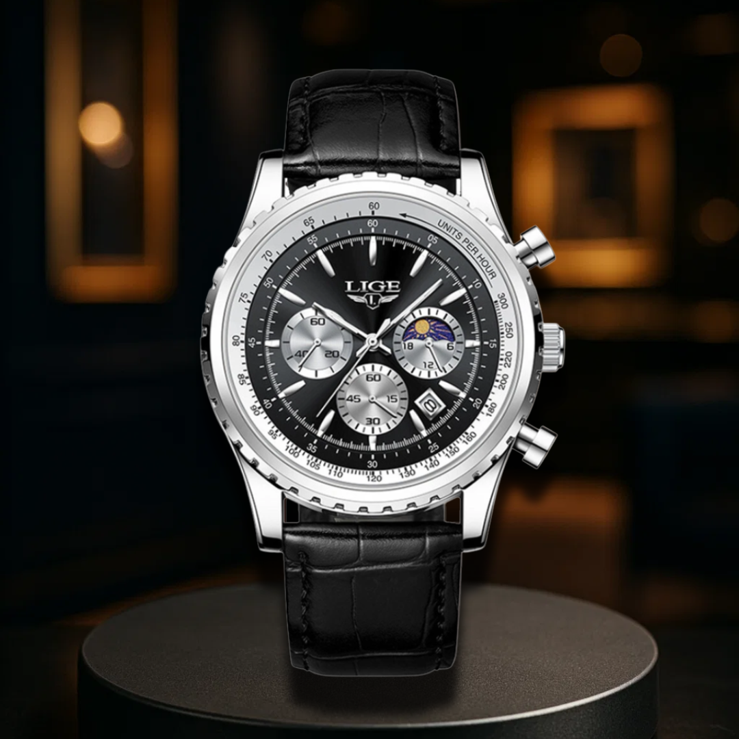 Classic Chronograph Moonphase Watch