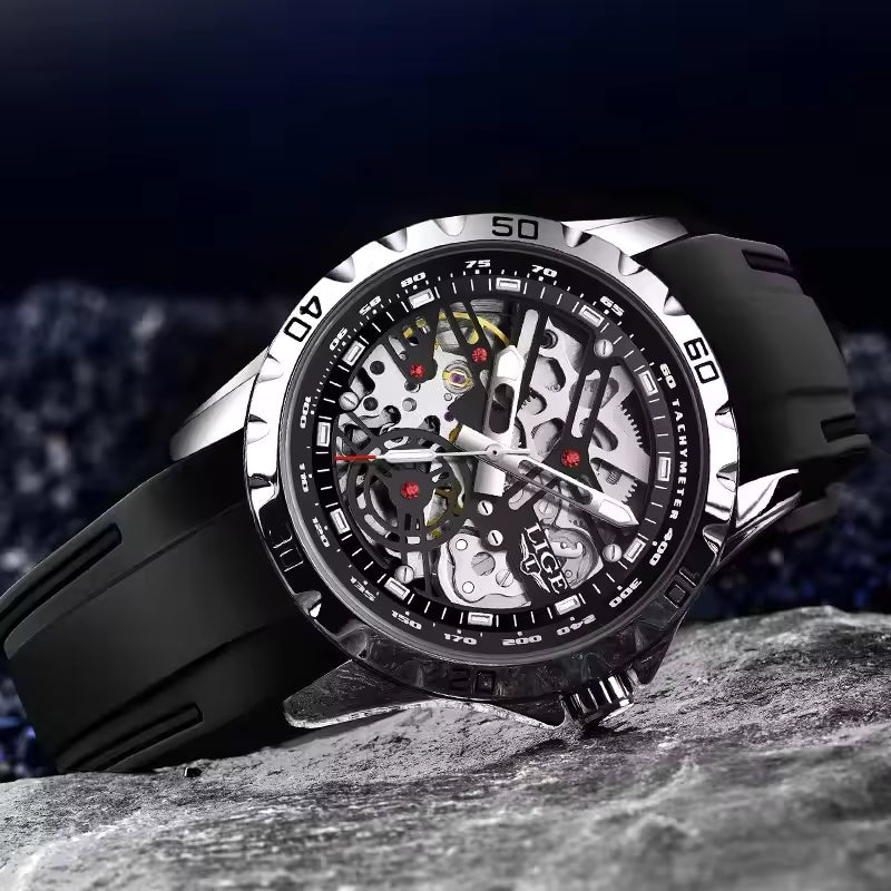 Men’s Luxury Skeleton Mechanical Watch