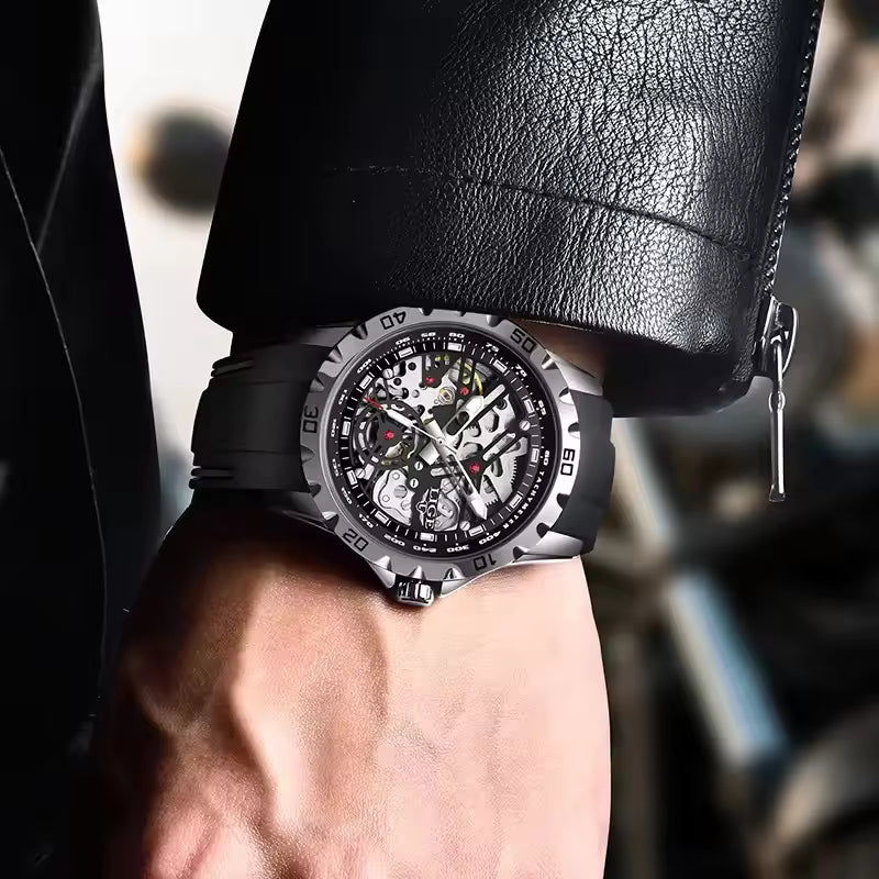 Men’s Luxury Skeleton Mechanical Watch